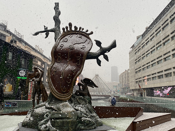 Nobility of Time - Sculpted by Salvador Dali