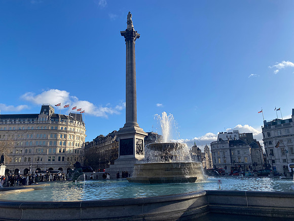 Nelson's Column in Trafalgar Square