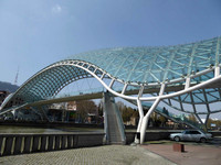 Peace bridge, Tbilisi