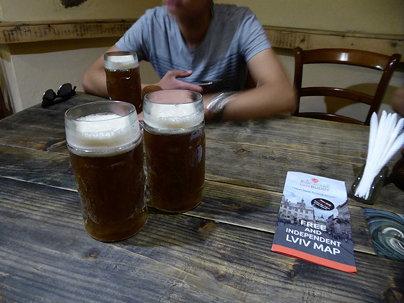 Kvass, a fermented drink made from rye bread