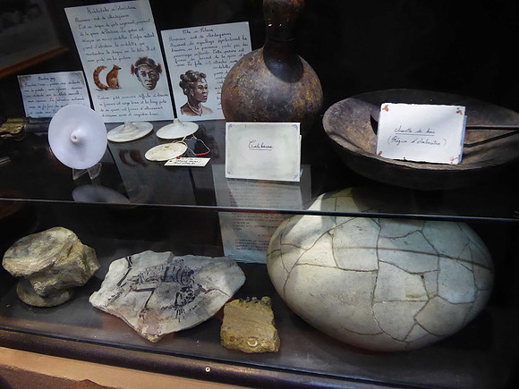 Egg of the Elephant Bird, Sakamanga Hotel mini museum