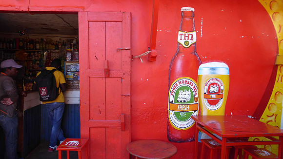 Three horses beer, Madagascar's top selling beer.