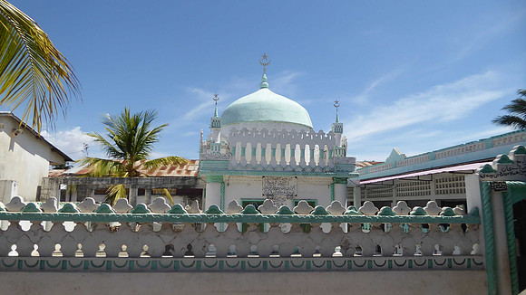 A mosque in Majunga, one of the most ethnically diverse towns.