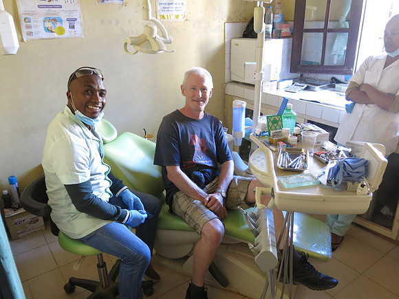 A  filling needed replacement, a very capable Malagasy dentist