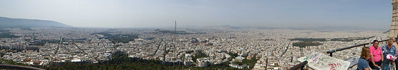 Athens from Lycabettus Hill