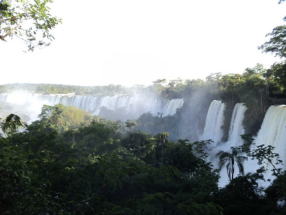 Guaíra Falls no longer exists, Iguazu is now the largest in S.America.