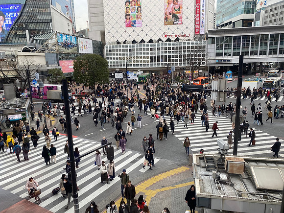 Shibuya scramble crossing