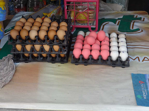 Pink eggs!